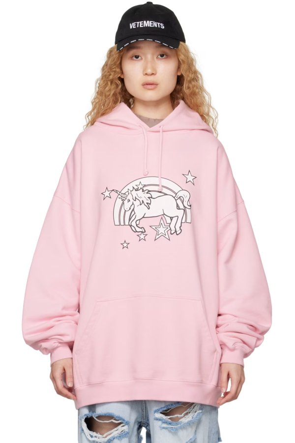 Pink Unicorn Hoodie