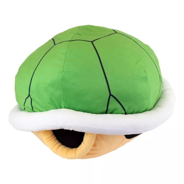 Super Mario Oversized Shell Pillow Green