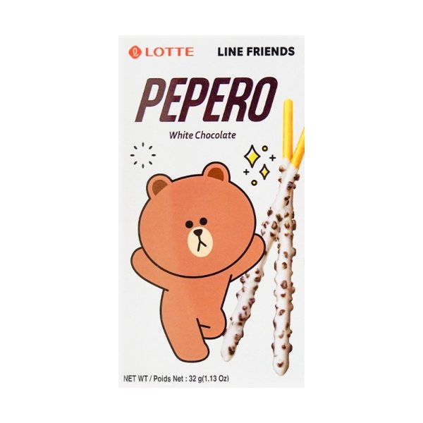 LOTTE PEPERO Biscuit Stick White Chocolate 32g