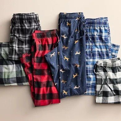 Men's Sonoma Goods For Life® Flannel Pajama Pants 男士法兰绒睡裤