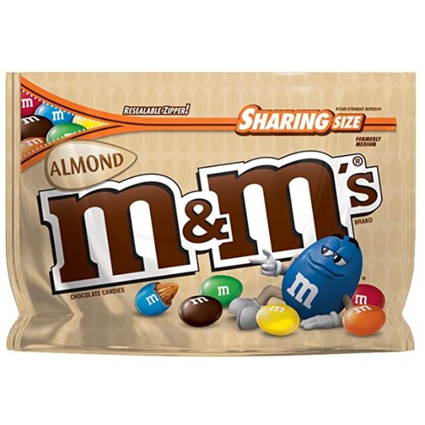Almond Chocolate Candy Sharing Size 9.3-Ounce Bag