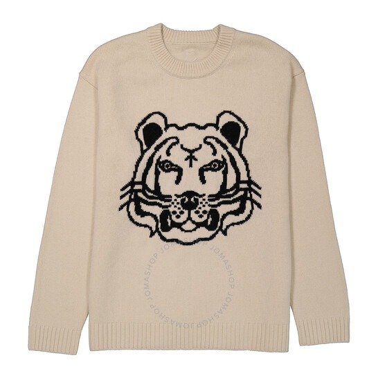 Men's Sand K-Tiger Crewneck Sweater