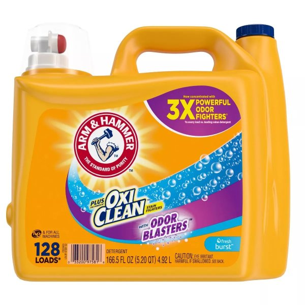 Arm Hammer Plus OxiClean Odor Blasters Liquid Laundry Detergent