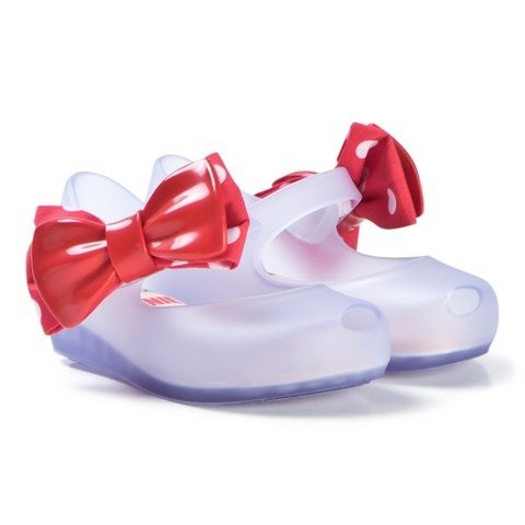 Clear Purple Minnie Bow Ultragirl Shoes | AlexandAlexa