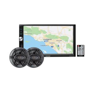 Blaupunkt Baltimore 7" Touch Screen Receiver with Pair of 6.5" Speaker Car Stereo Package