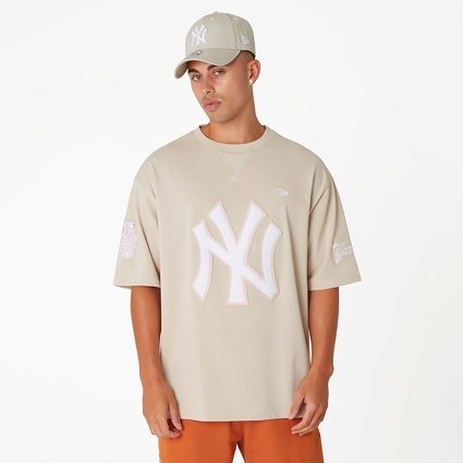 MLB Oversized燕麦色T恤