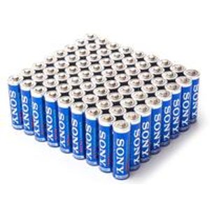 Sony Stamina Plus AAA or AA Battery 72-Pack