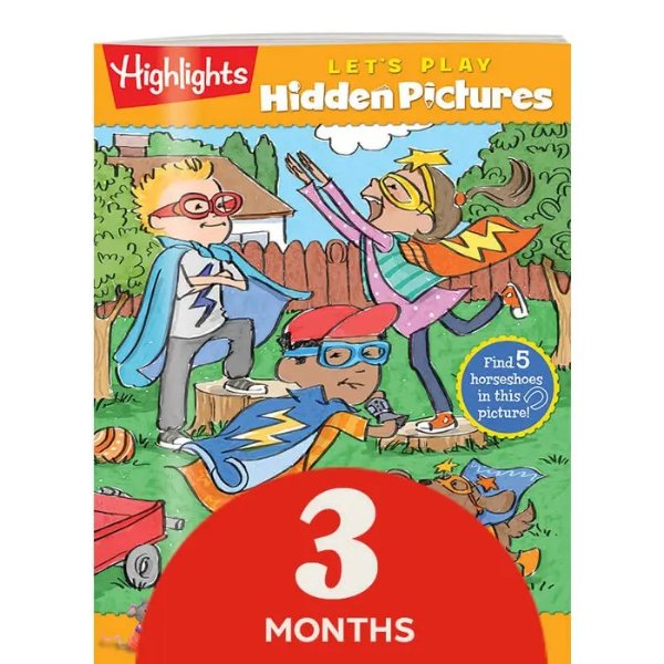 3-Month Hidden Pictures LET’S PLAY Puzzle Book Subscription
