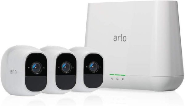 Arlo Pro 2 无线安防监控系统 3个摄像头套装