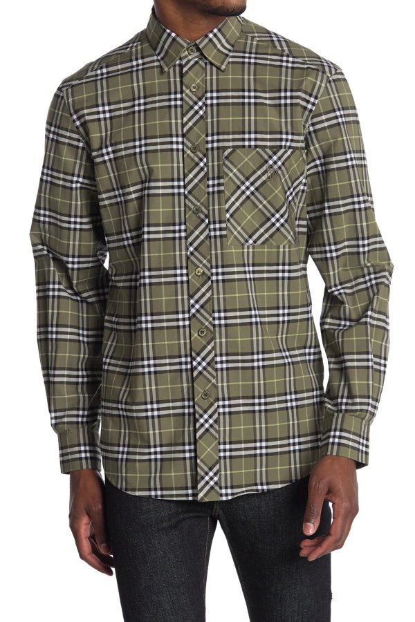 Canwell Plaid Button Front Shirt