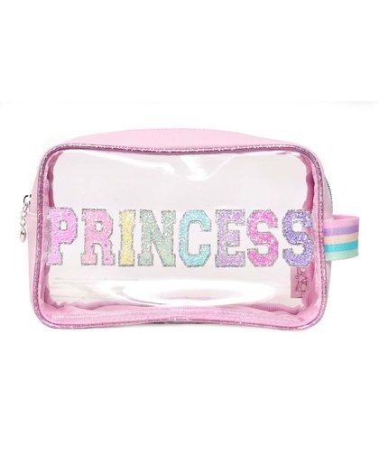 OMG Accessories Pink & Clear 'Princess' Pouch