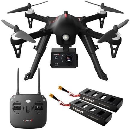 F100 RC Brushless Motor 1080P HD Drone With Extra Battery - Sam's Club