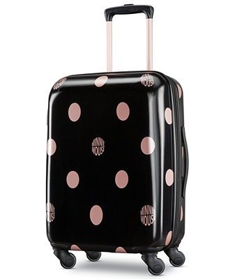 Minnie Mouse Dots 21" Carry-On Spinner Suitcase