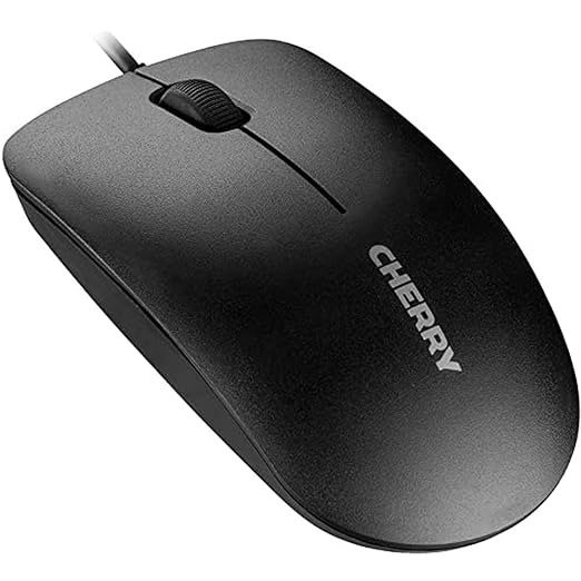 Corded Mouse. Simple Durable and Reliable Office Mouse. 3-Button with Scroll Wheel. USB Plug N Play. MC 1000