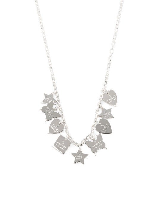 Made In Italy Sterling Silver Trademark Charm Necklace