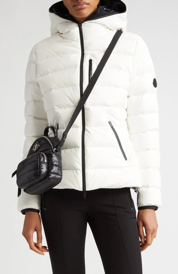 Herbe Quilted Hooded Down Jacket