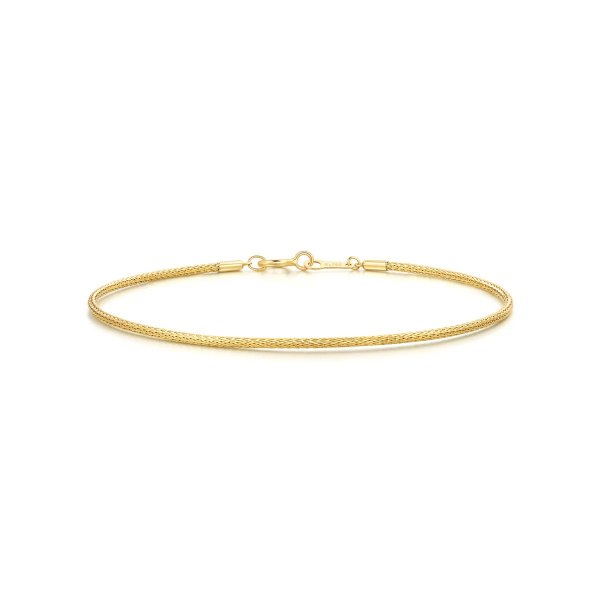 Minty Collection 18K Yellow Gold Bangle - 92817K | Chow Sang Sang Jewellery