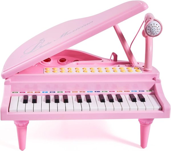 Toddler Piano Toy for Baby Girls-31 Keys Piano Keyboard Toy for 2 3 Year Old Girls Birthday Gift