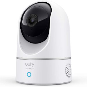 eufy Security 1080P Indoor Cam Pan & Tilt, Plug-in Security Indoor Camera with Wi-Fi