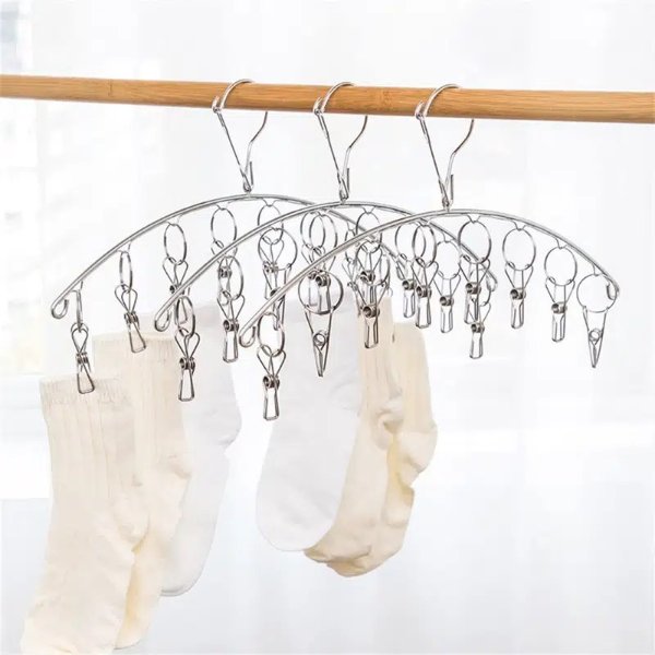 1pc Stainless Steel Sock Rack, Socks Drying Rack, Socks Holder - Home & Kitchen - Temu