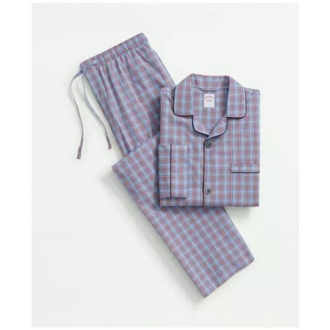 Cotton Broadcloth Tartan Pajamas