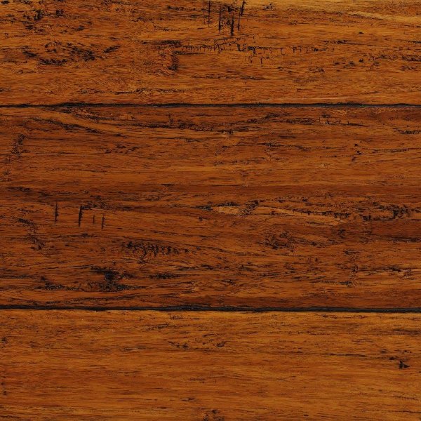 Hand Scraped Strand Woven Harvest 1/2 in. T x 5-1/8 in. W x 72-7/8 in. L Solid Bamboo Flooring