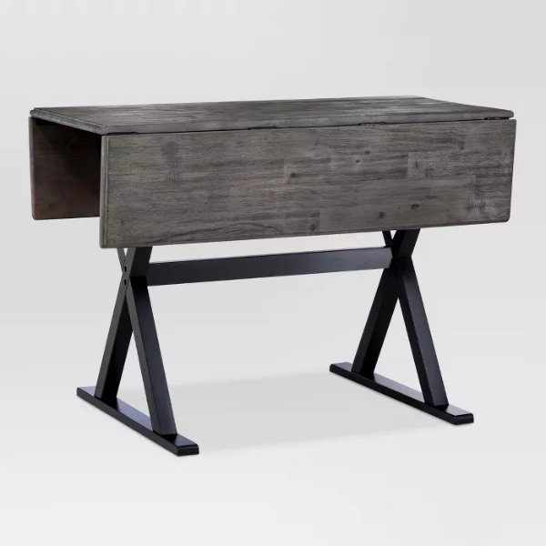 Square Drop Leaf Rustic Extendable Dining Table