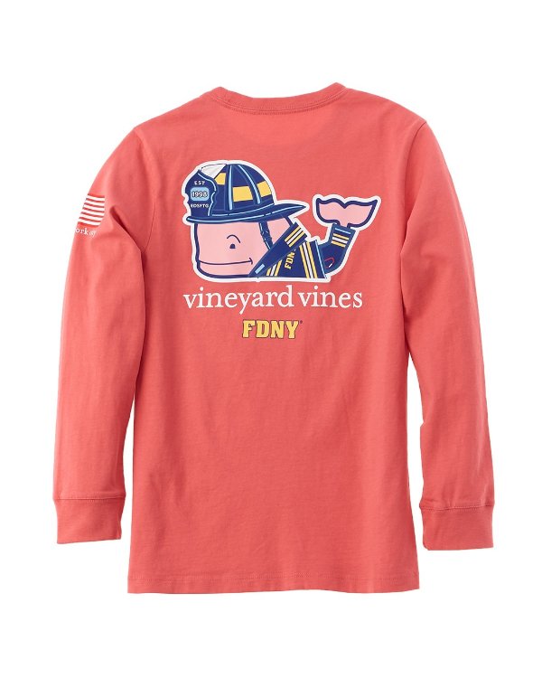 vineyard vines NYC Firefighter Whale T-Shirt