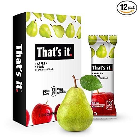 Apple + Pear 100% Natural Real Fruit Bar