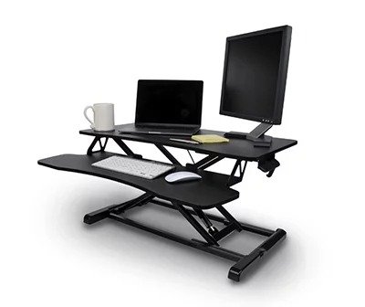 Royal Black Adjustable Standing Tabletop Desk, (32
