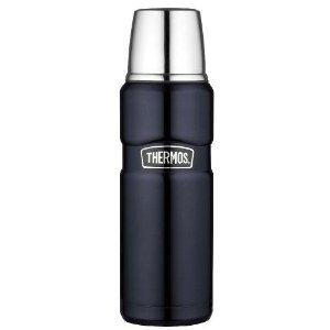 Thermos Stainless King 16-Ounce Compact Bottle, Midnight Blue
