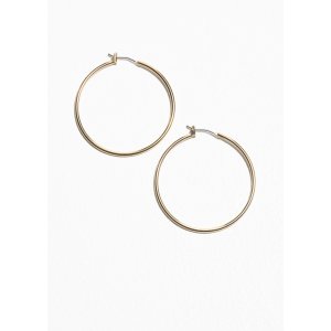 Mid Size Hoop Earrings - Gold - Earrings - & Other Stories