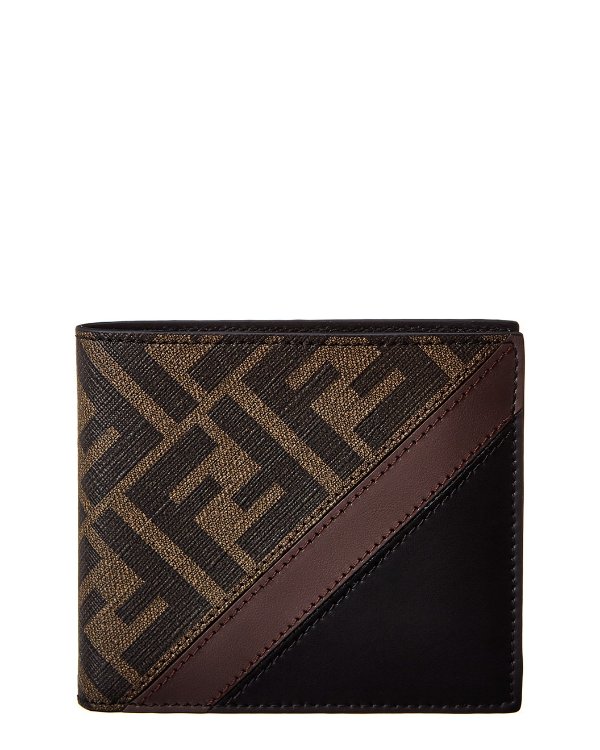 Monogram FF Leather Bifold Wallet