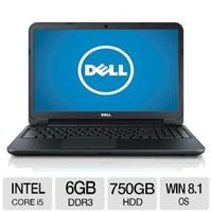 Dell Inspiron 15R Intel Core i5 6GB Memory 750GB HDD 15.6 Notebook Windows 8.1 64-bit - I15RV-8574BLK 