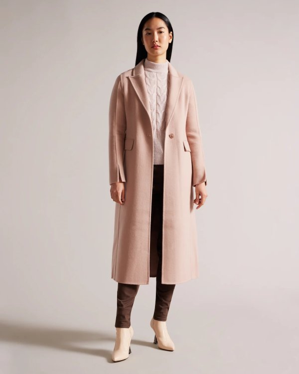 Serinn Wool Blend Longline Coat