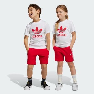 adidas官网 儿童潮流运动鞋服热卖 LEGO合作款短袖T恤$14