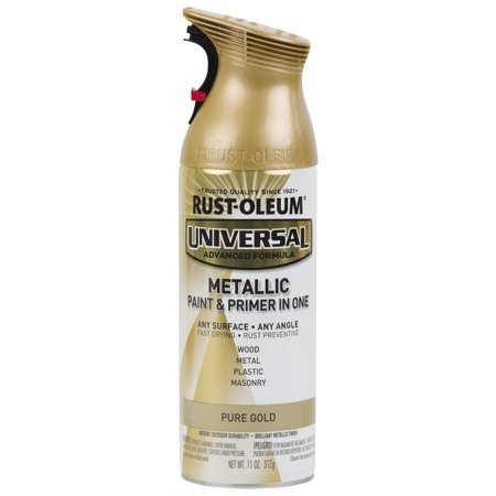 Rust-Oleum Universal Metallic Pure Gold Spray Paint and Primer in 1, 11 oz