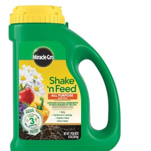 Miracle-Gro Shake 'N Feed All Purpose Plant Food, Plant Fertilizer, 4.5 lbs.
