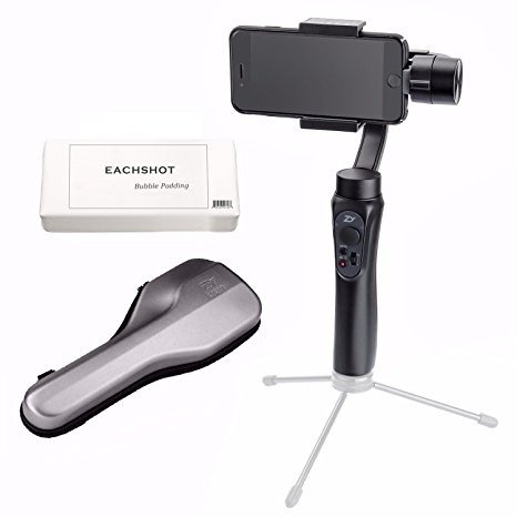 Smooth-Q 3-Axis Handheld Gimbal Stabilizer for Smartphone Like iPhone X 8 7 Plus 6 Plus Samsung Galaxy S8+ S8 S7 S6 S5 Wireless Control Vertical Shooting Panorama Mode (Zhiyun Smooth Q Black)