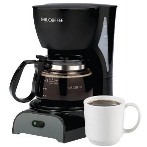 Mr. Coffee DR5 4-Cup Coffeemaker, Black