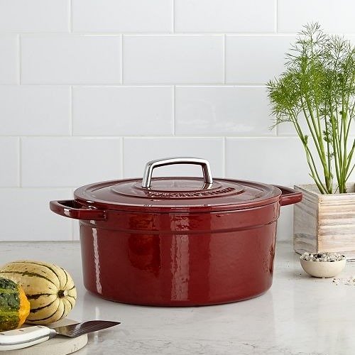 CLOSEOUT! Collector's Enameled Cast Iron 6 Qt. Round Dutch Oven, Created for Macy's