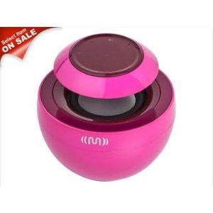 Bluetooth Portable 360 Speaker Pink