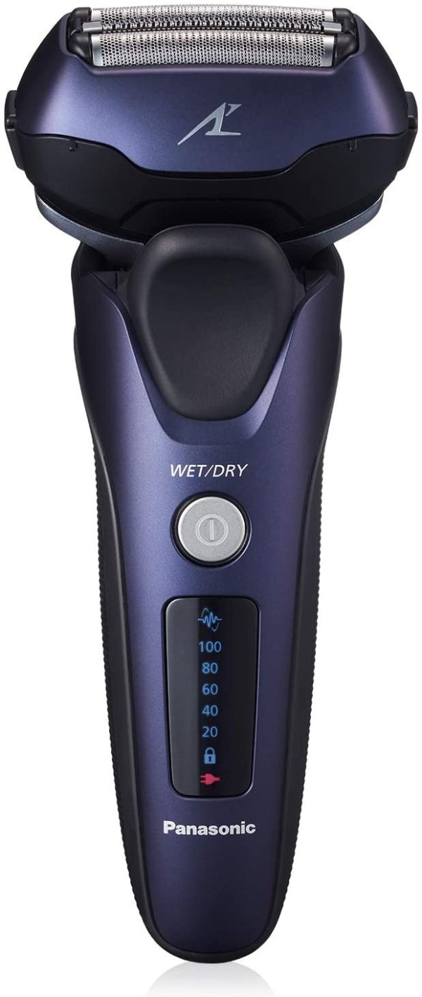 ARC3 Electric Razor for Men with Pop-Up Trimmer, Wet Dry 3-Blade Electric Shaver with Intelligent Shave Sensor and 12D Flexible Pivoting Head – ES-LT67-A (Blue)