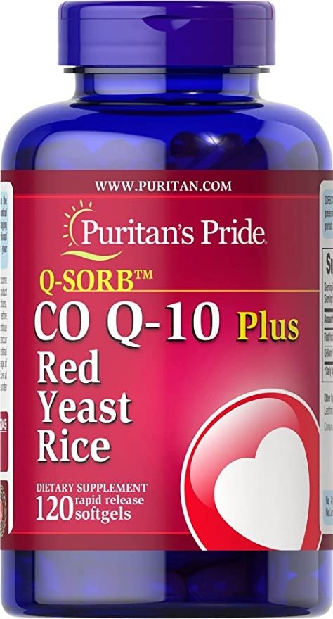 Puritan's Pride 普丽普莱 Q-Sorb 辅酶 Q10 + 红曲米速释软胶囊，120 粒