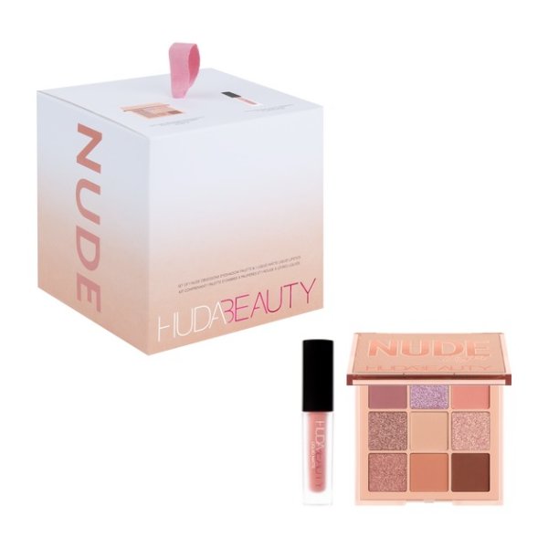 Mini Nude Obsessions Holiday Set in Light | Huda Beauty
