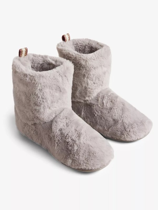 TED BAKERHamony ankle-high faux-fur slipper boots