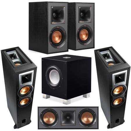 2x R-26FA Dolby Atmos Speaker W/Klipch R-41M /R-52c / Rel T/7i 8" Subwfr