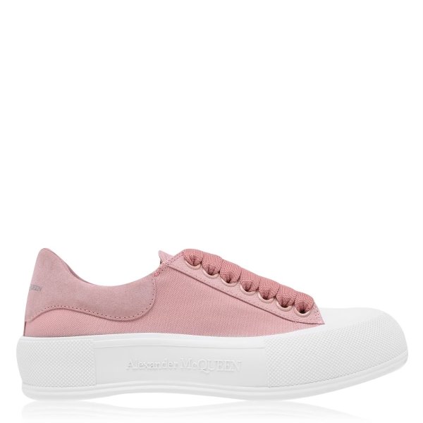 Deck Lace Up Plimsoll Trainers