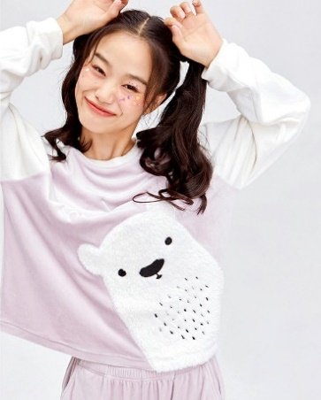 Cute Long Sleeve Print Pajama Set