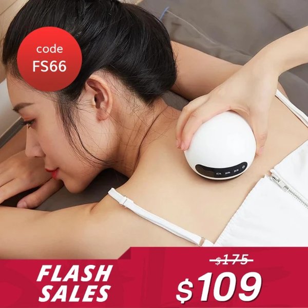 【Flash Sale】Wireless Smokeless Moxa Box+Cupping Massager (Use Code: FS66 for $109)